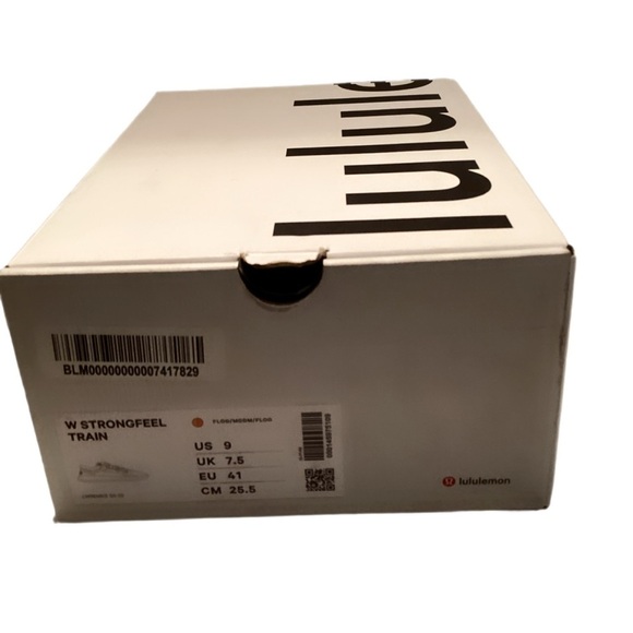 NWB Lululemon Strongfeel Womens Training Sneaker Florid Orange / Mango Dream 9 - Picture 7 of 7